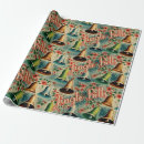 Search for jingle bells wrapping paper Retro