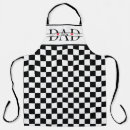Search for black and white gingham aprons For him