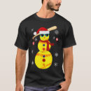 Search for softball christmas tshirts Snowman