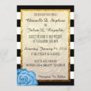 Recherche de faux gold mariage invitations Bleu