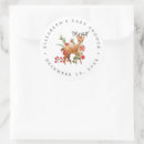 Search for baby reindeer stickers Watercolor