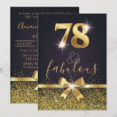 Search for 78th birthday invitations Elegant