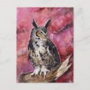 Search for fall owl postcards October