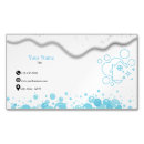 Search for cleaning service business card magnets Simple