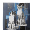 Recherche de chat abstrait carreaux Chats