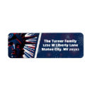 Search for fourth of july return address labels America