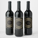 Search for anniversary wine labels Monogrammed