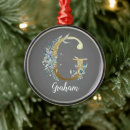 Search for letter g ornaments Floral