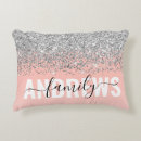 Recherche de pink monogram pillows Étincelant