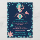 Recherche de mermaid anniversaire invitations Fête de la piscine