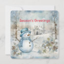 Search for vintage winter scene christmas cards Blue