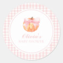 Search for baby shower with bows stickers Pumpkin