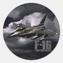 Search for f 16 fighting falcon stickers Airplane