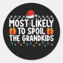 Search for spoil stickers Santa