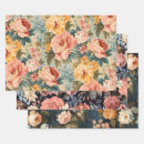 Search for yellow floral wrapping paper Antique