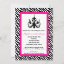 Search for chandelier birthday invitations Cute