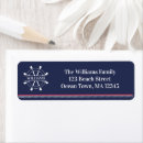 Search for blue red return address labels Ocean