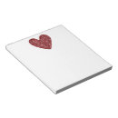 Recherche de tissu blocsnotes Rouge