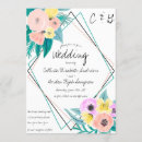 Recherche de turquoise coral wedding invitations Été