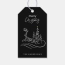 Search for elegant christmas gift tags Black