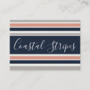 Search for coastal business cards Minimalist