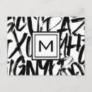 Search for abstract modern postcards Black and white