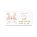 Search for rabbit return address labels Flower