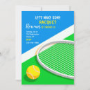 Search for tennis invitations Racquet