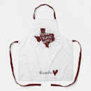 Search for maroon aprons Typography