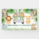 Search for safari birthday banners Wild one birthday