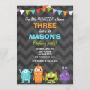 Recherche de monstrueux invitations D'anniversaire