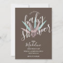Search for feather baby shower invitations Woodland