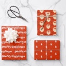 Search for red santa wrapping paper Whimsical