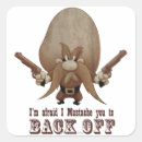 Search for back off stickers Yosemite sam