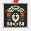 Search for american eskimo dog ornaments Mom