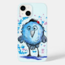 Search for funny blue bird cases Cute