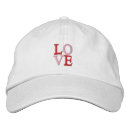 Search for valentines baseball hats Red