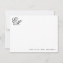Search for monogram note cards Formal