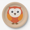 Search for owl paper plates Autumn