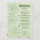 Search for celtic bridal shower invitations Clover