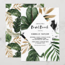 Recherche de gold frame bridal shower invitations Aquarelle