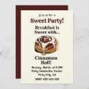 Search for cinnamon roll invitations Cute