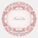 Recherche de cadre rose autocollants Rond classique