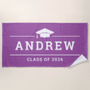 Search for graduation towels Purple