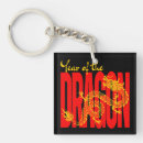 Search for the red dragon keychains Chinese new year