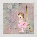 Search for princess ballerina baby shower invitations For her
