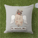Search for funny pug pillows Dog