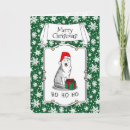 Search for siberian husky christmas cards Santa claus