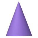 Search for purple paper party hats Solid