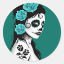 Search for blue sugar skulls stickers Roses